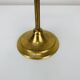 Vintage gold brass angel candle holder
