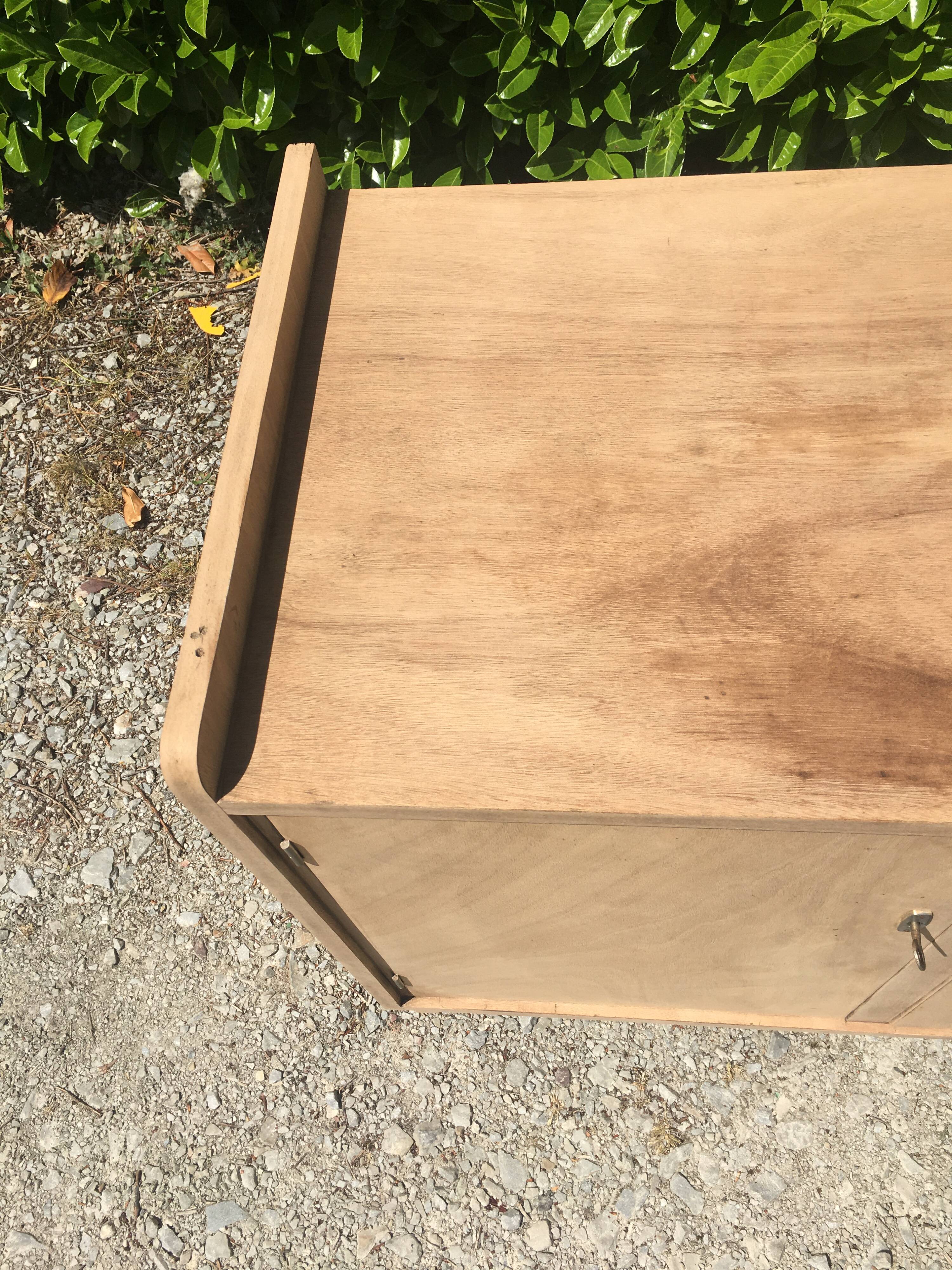 Parisian buffet feet compass raw wood