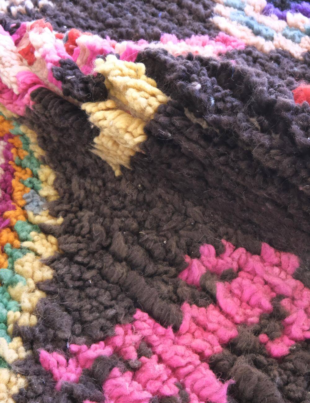 Colorful Berber Rug - 219 x 88 cm