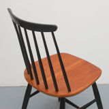 1960s scandinavian chair in teak