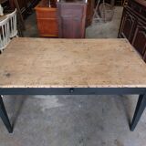 Table de ferme ancienne 2 tiroirs, 1m45