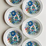 Lot of 6 vintage Pontesa soup plates