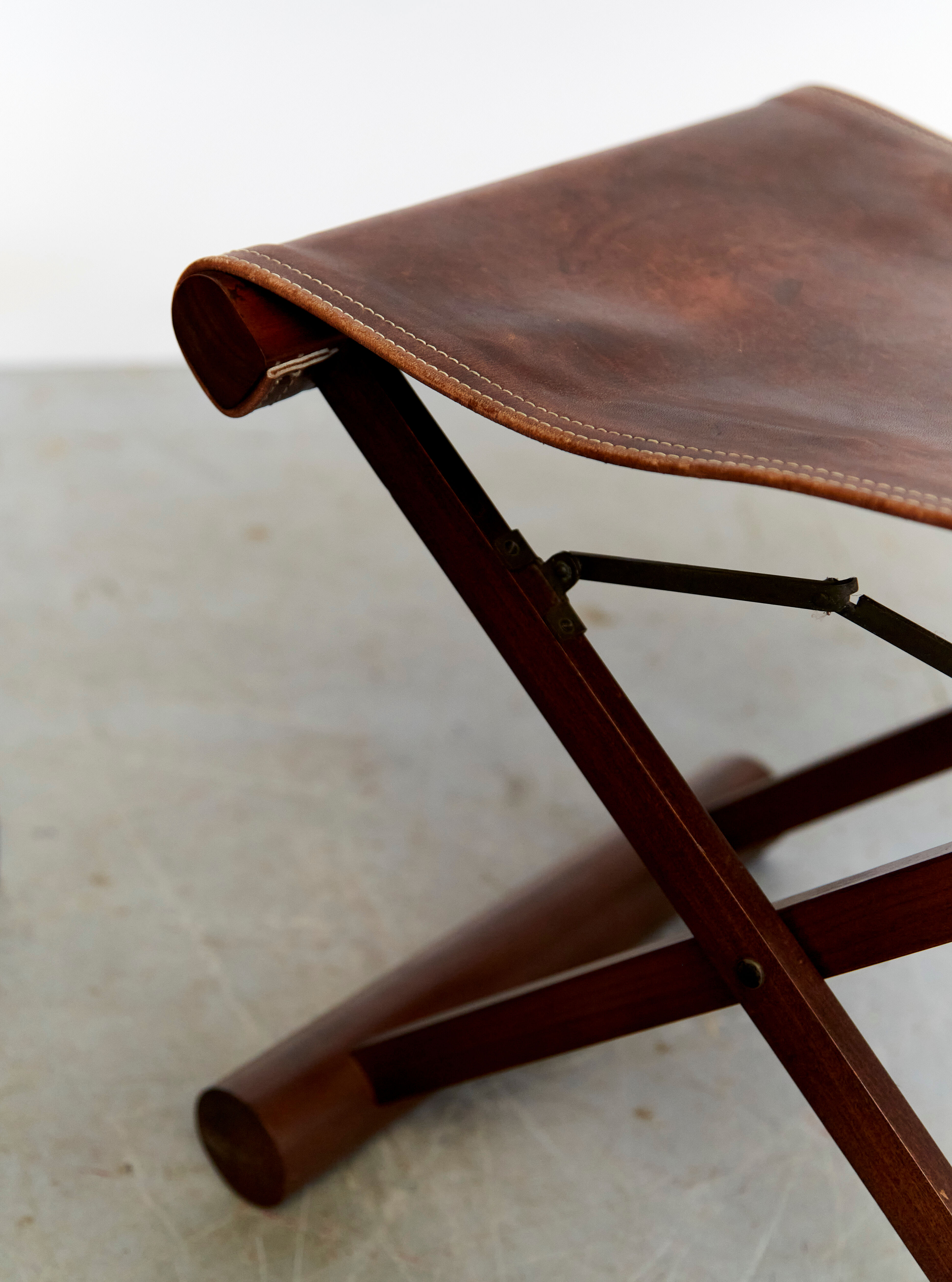 Sergio rodriguez folding chair & ottomane for oca