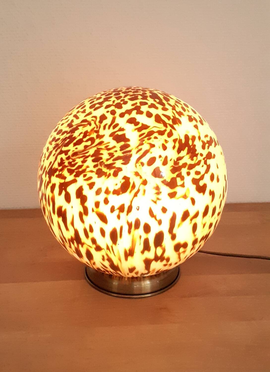 Vintage Murano Globe Lamp