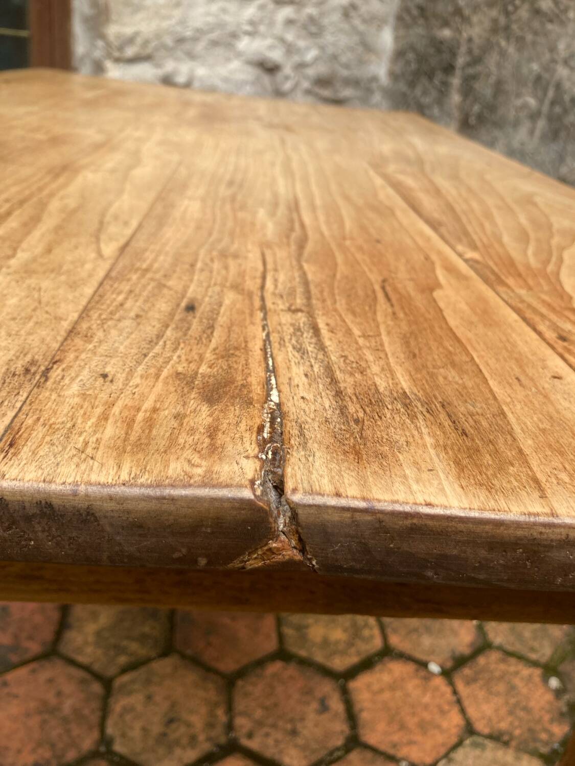 Vintage farmhouse table