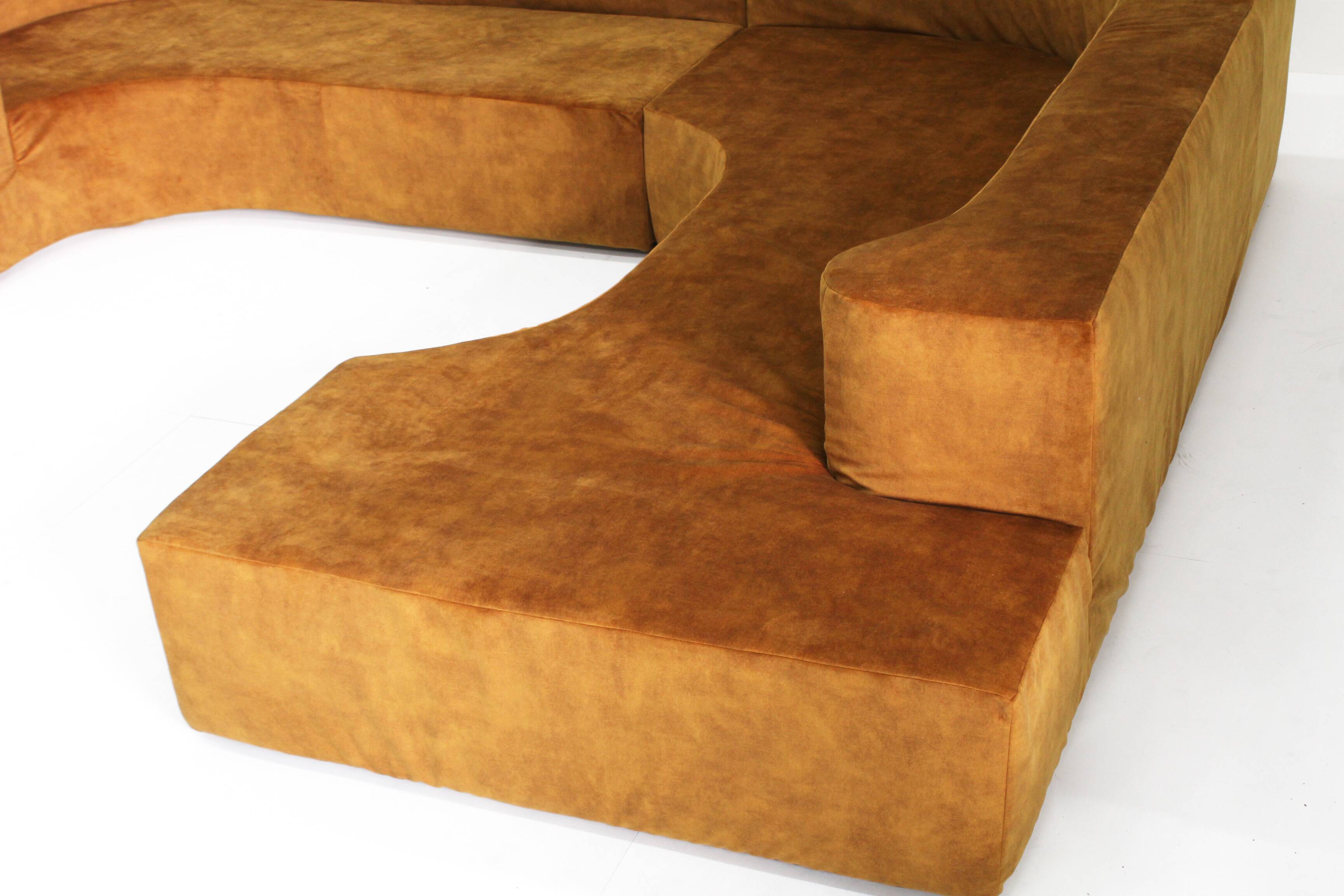 Vintage Modular corner sofa by Giovannetti Collection Italy 1990s