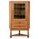 Brutalist Oak Corner Cabinet attributed to Henning Kjærnulf, Denmark, 1960s