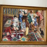 Group of children playing signed Barbulee