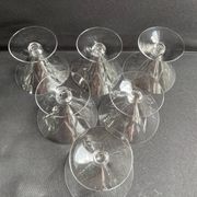 6 Champagne glasses – Saint Louis Bossuet service size 10406
