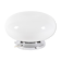 White opaline and chrome metal lamp, 1970s