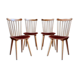 4 chairs bistro Baumann minuet-sonata years 60/70