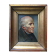 Painting Portrait of a 19th century by Frédéric Girot - frame