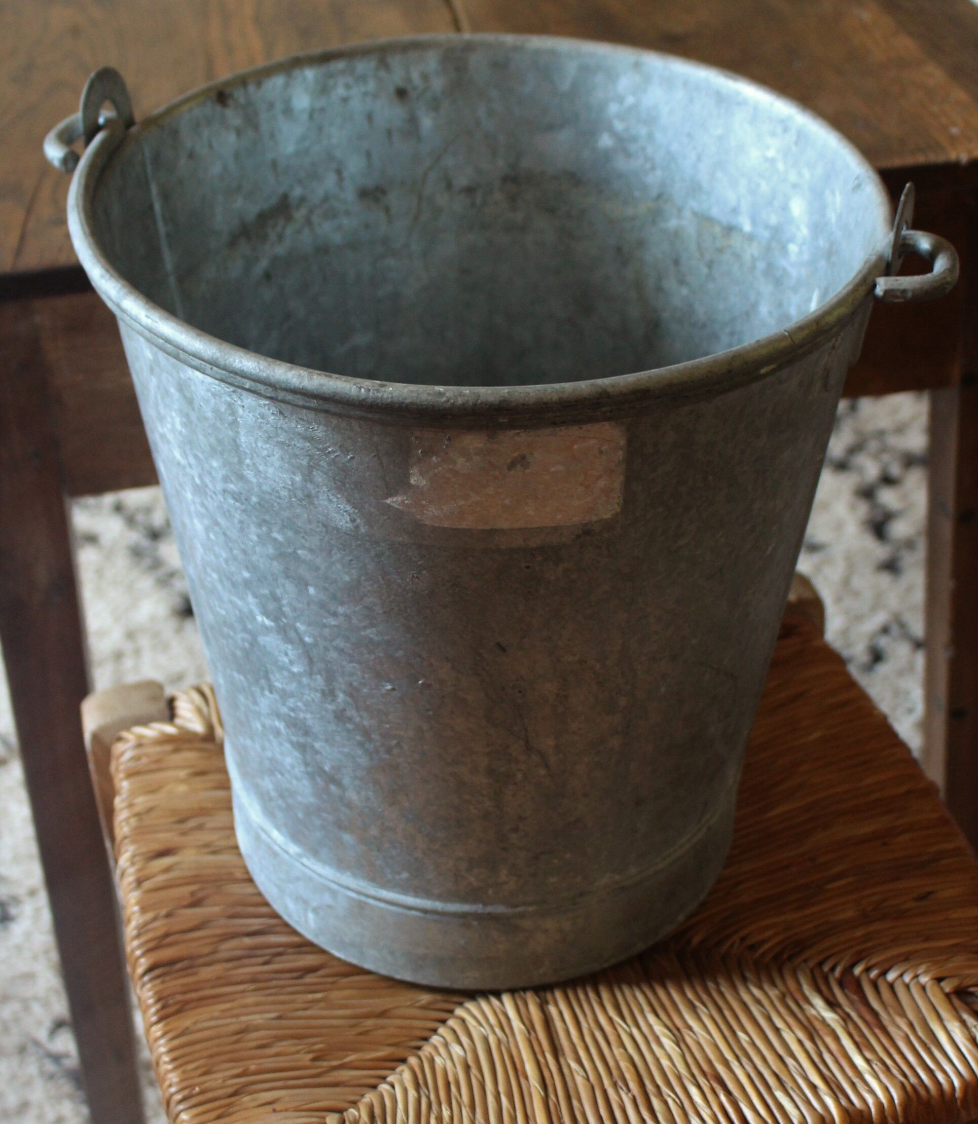 Charcoal bucket zinc garden