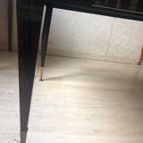 Table de salle à manger en ébène de Macassar