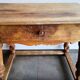 Old country desk feet turned