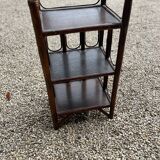 Vintage rattan shelf