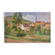HSP painting "The village of Agey" (Côte d'Or) by Auguste Mallard (1895-1965)