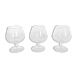 3 glasses of digestive cognac