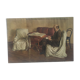 Painting Lenin in the armchair of Smolny, Soviet era