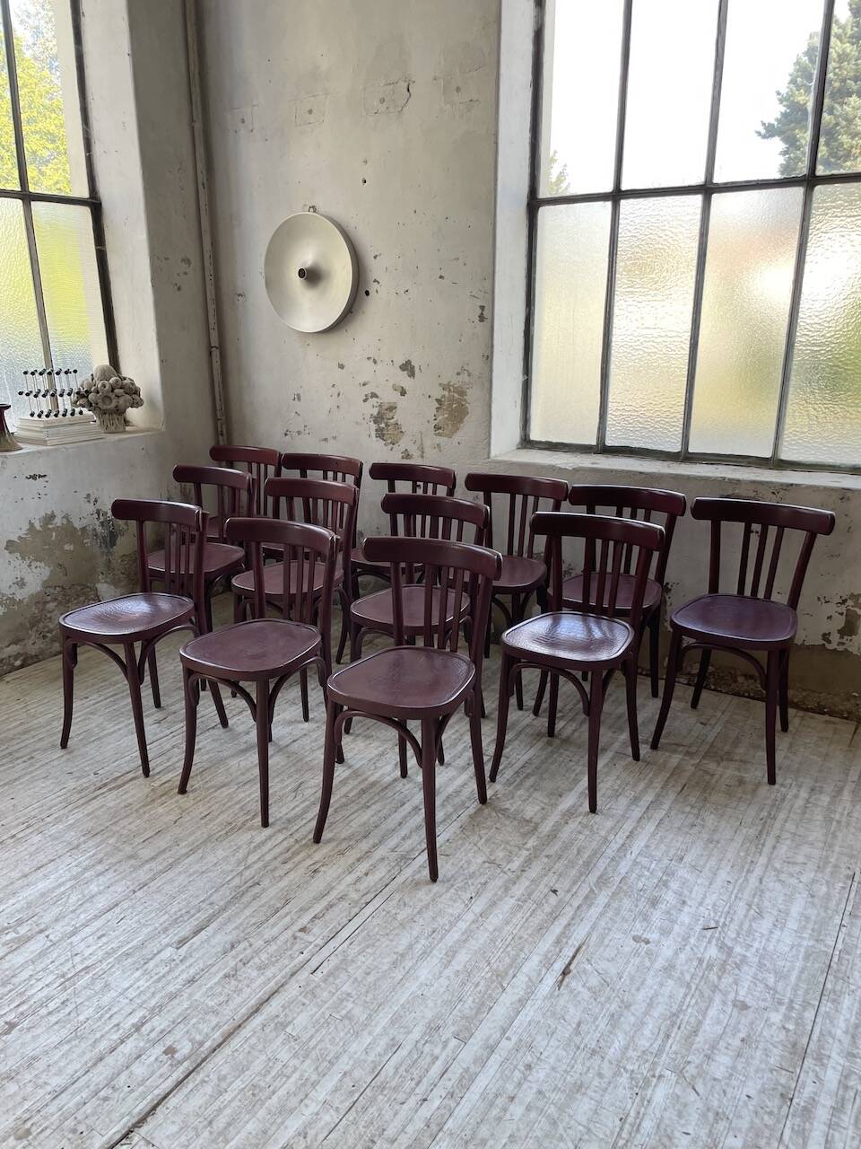 Set of 13 Japy bistro chairs, 1940