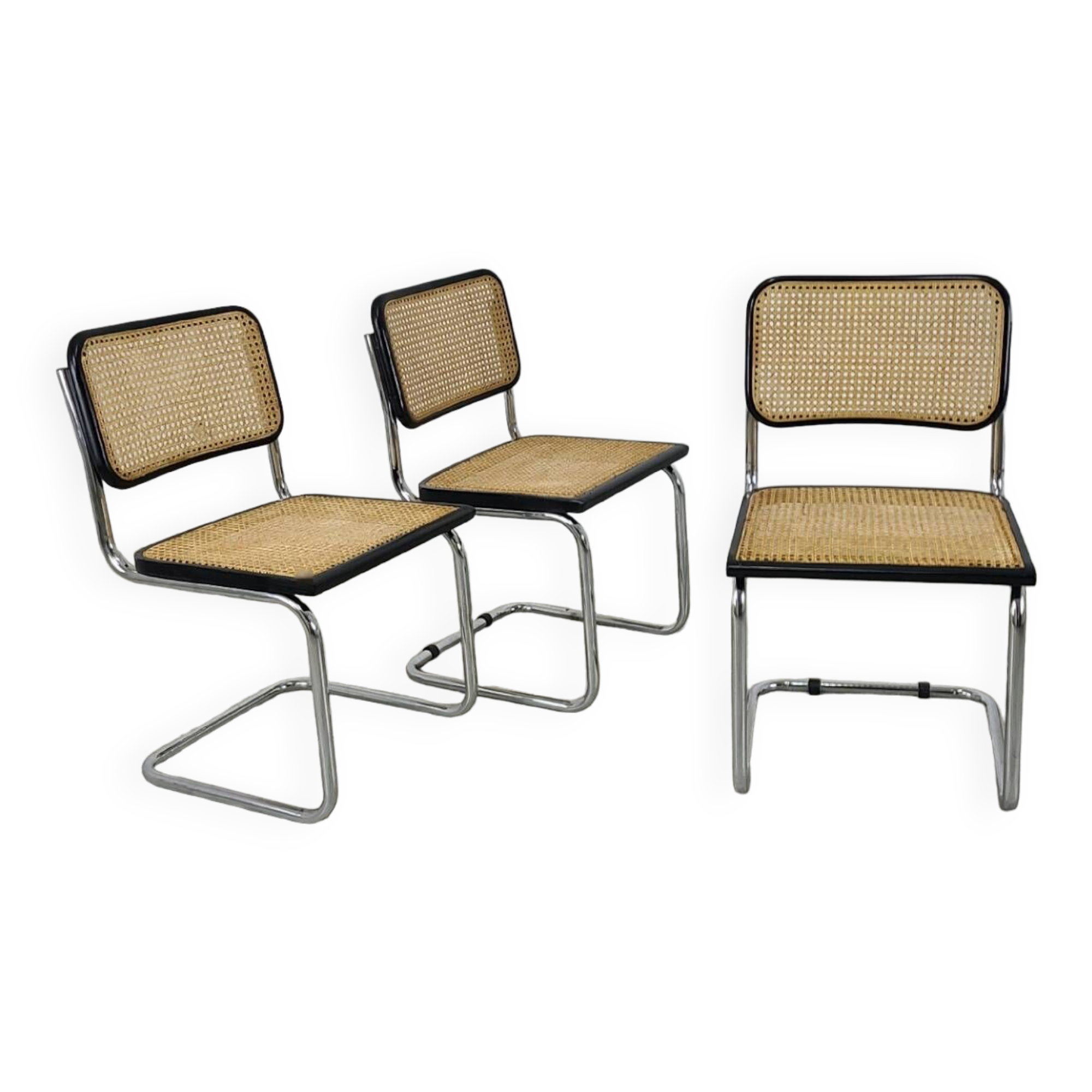 Chaise cesca B32 design Marcel Breuer vintage Bauhaus 1970