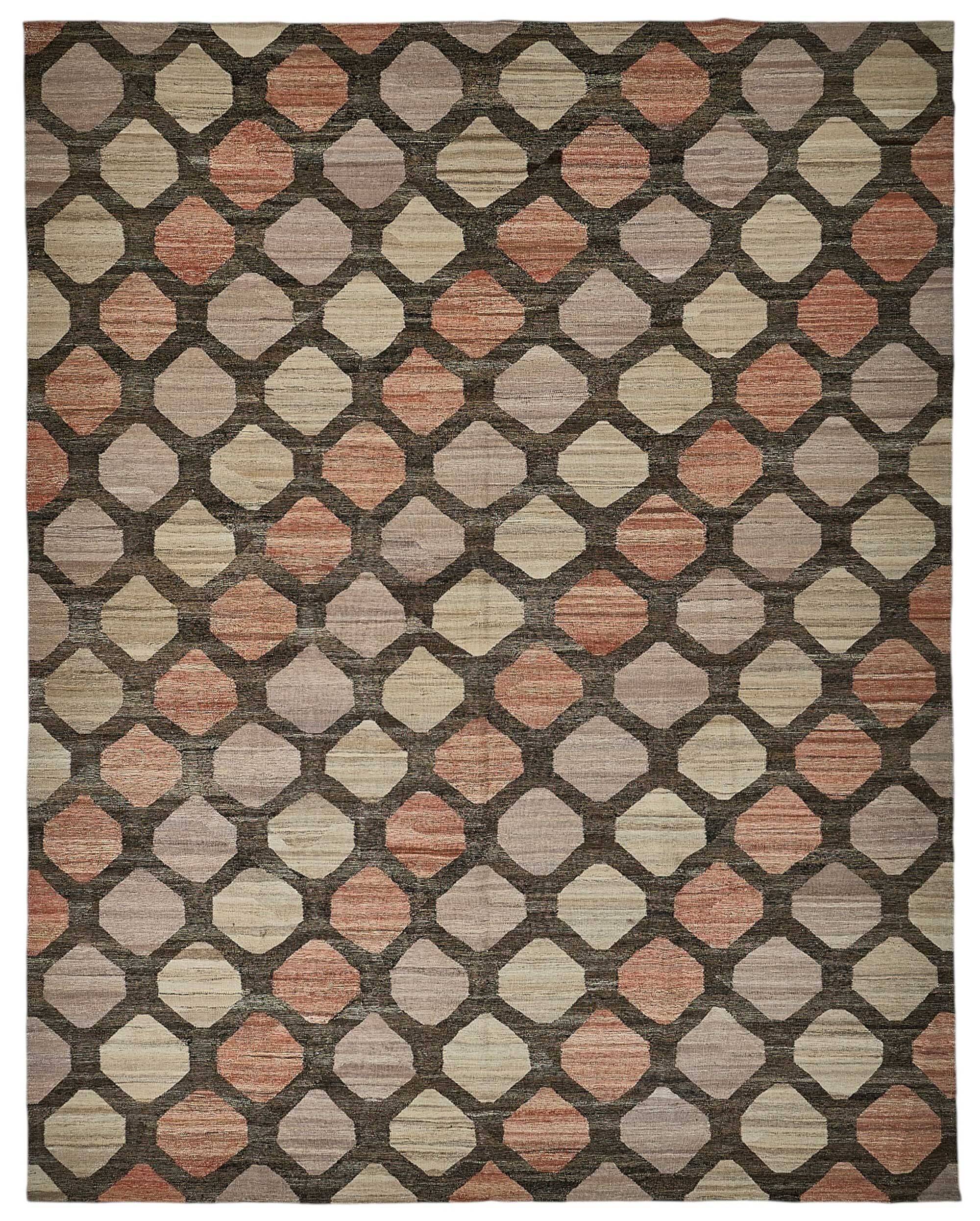 Contemporary Tribal Decorative Kilim 355 cm x 448 cm