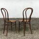 Paire de chaise fischel made in Austria bois courbé