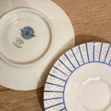 Petites assiettes bleues