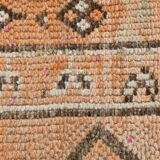 3x12 Soft Red Brown Turkish Runner Rug, 83x365Cm