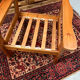 Pine armchair from the 1970s chalet