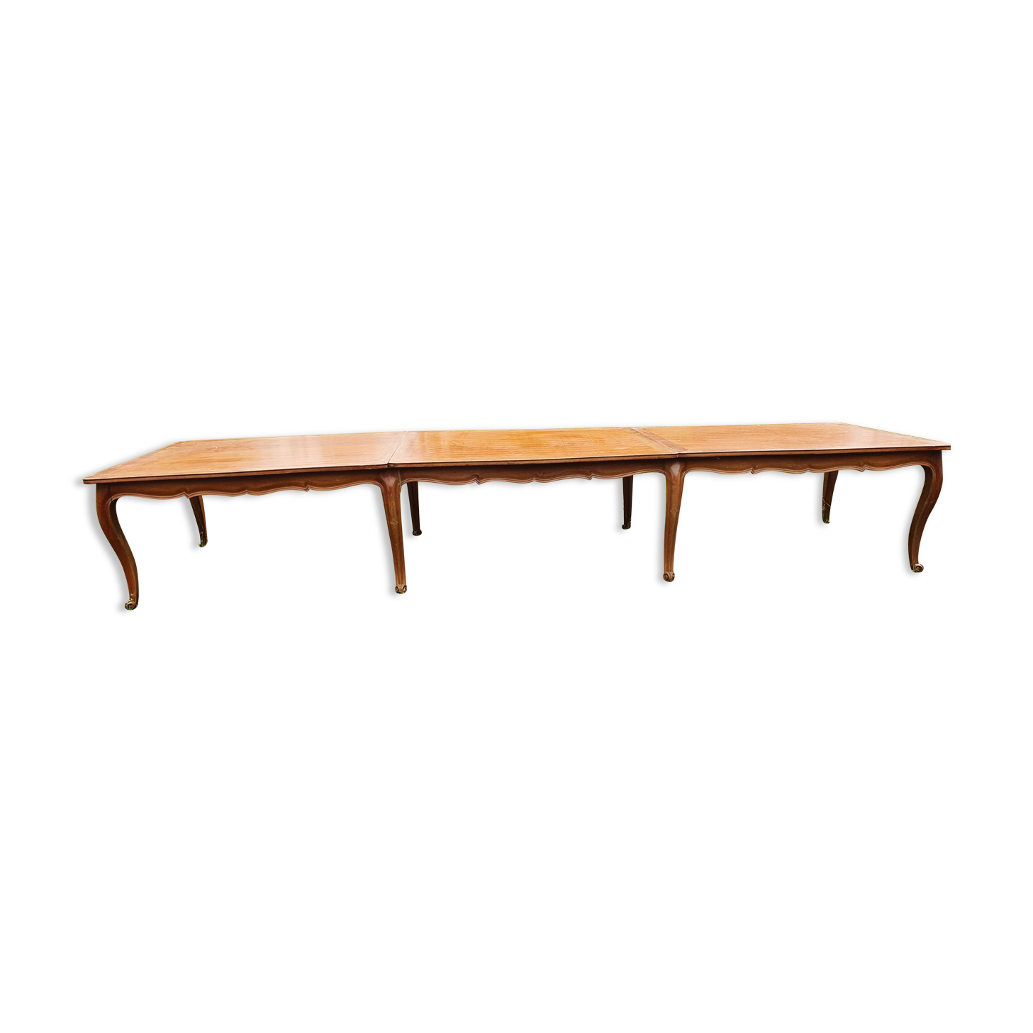Louis XV style table 4.50 m in 3 parts