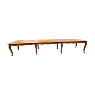 Louis XV style table 4.50 m in 3 parts