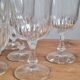 Service de 11 verres à eau en verre ciselé