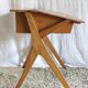 Bureau écolier pieds compas - années 50/60