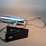 Modernist chrome adjustable clamp spotlight 1960/70.