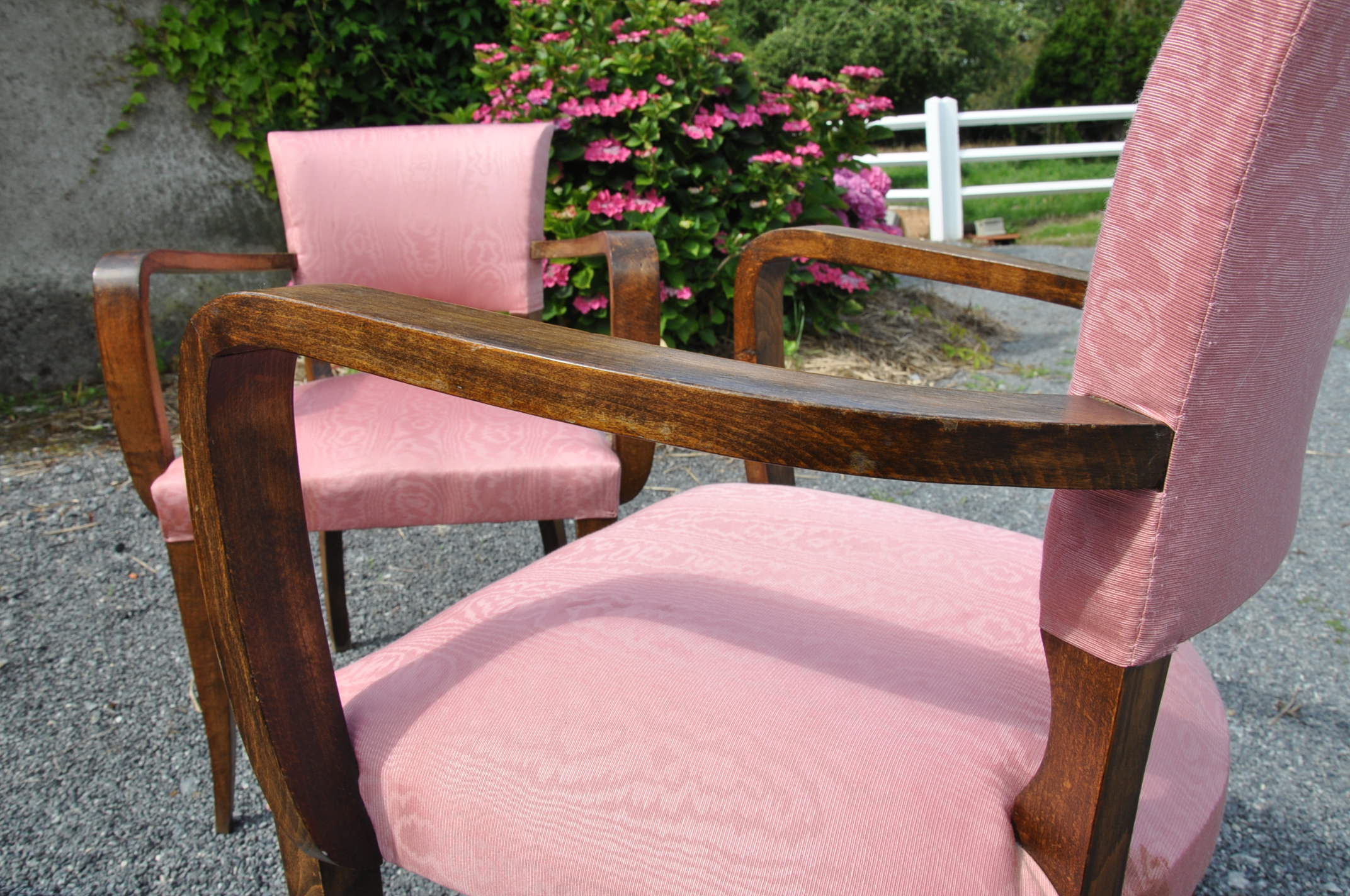 Paire de fauteuils bridge