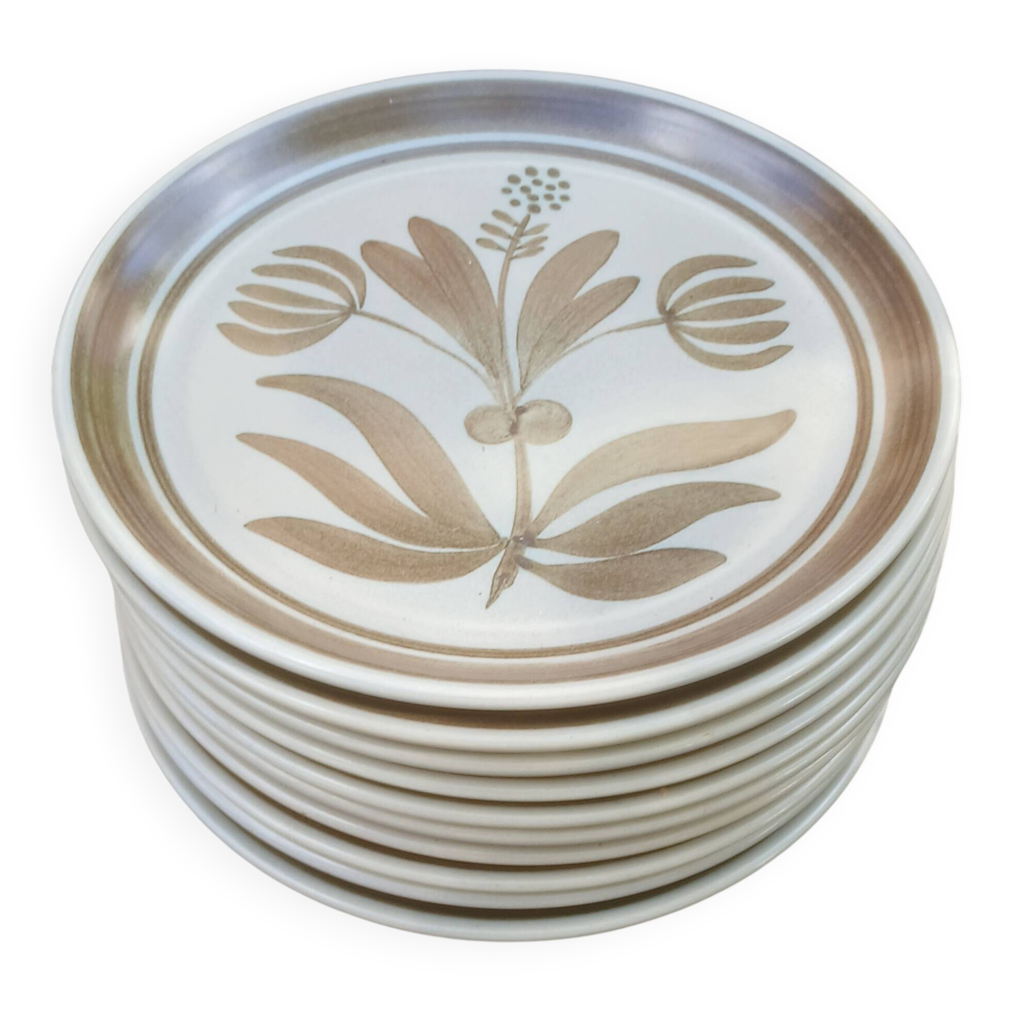 Vintage Longchamp dessert plate set