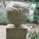 Bust child stone