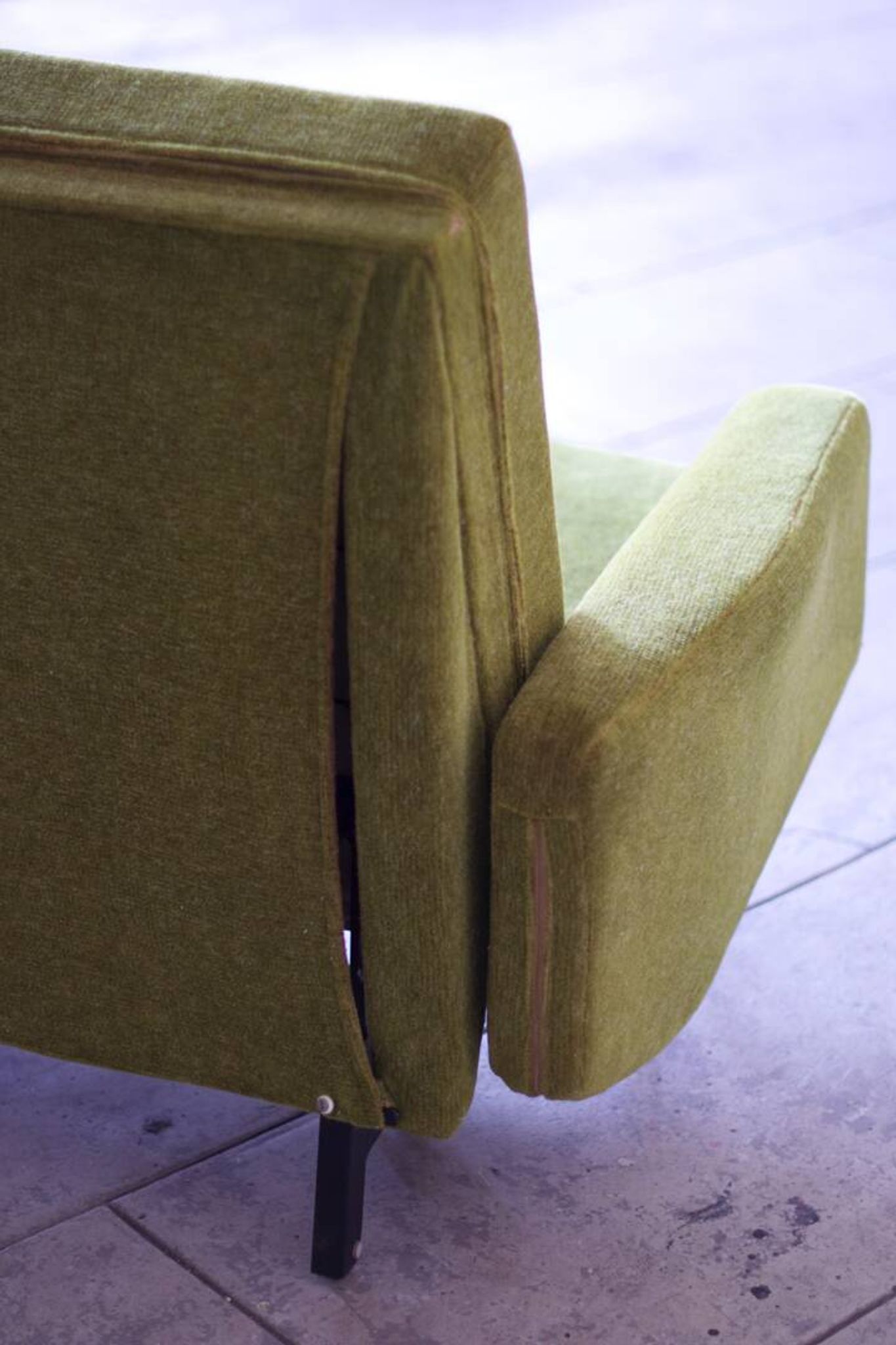 Set de salon canapé - 2 fauteuils design 1960 par Paul Geoffroy Troika Airborne