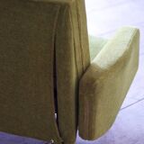 Set de salon canapé - 2 fauteuils design 1960 par Paul Geoffroy Troika Airborne