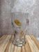 Vintage pressed glass vase – colourful floral decoration – France