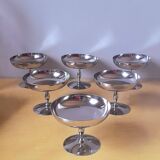 Stainless steel ice cream or dessert cups