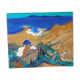 Oil on canvas Tinos monastery cyclades
