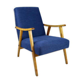 Vintage blue armchair, 1970