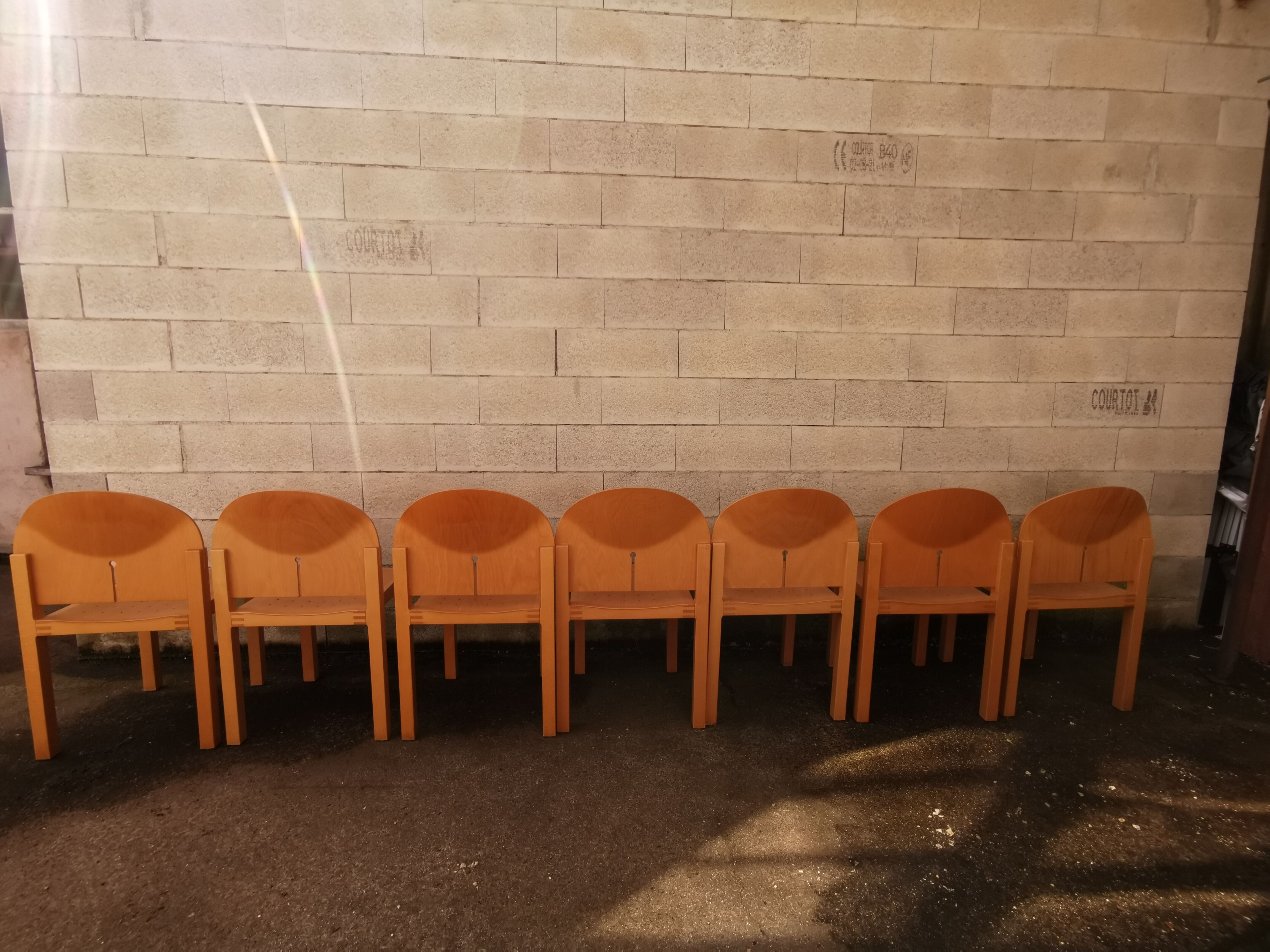 Eclipse Birch Chairs by Brayton International