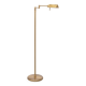 Brass Swing Arm Library floor lamp Holtkoetter Germany 1980s