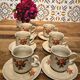 Vintage cups and saucers - set of 6