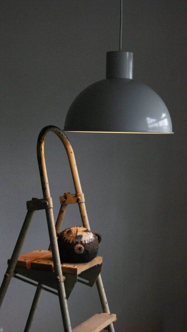 Lampe à Suspension Bunker Mid-Century Moderne par Jo Hammerborg pour Mørup, 1960s