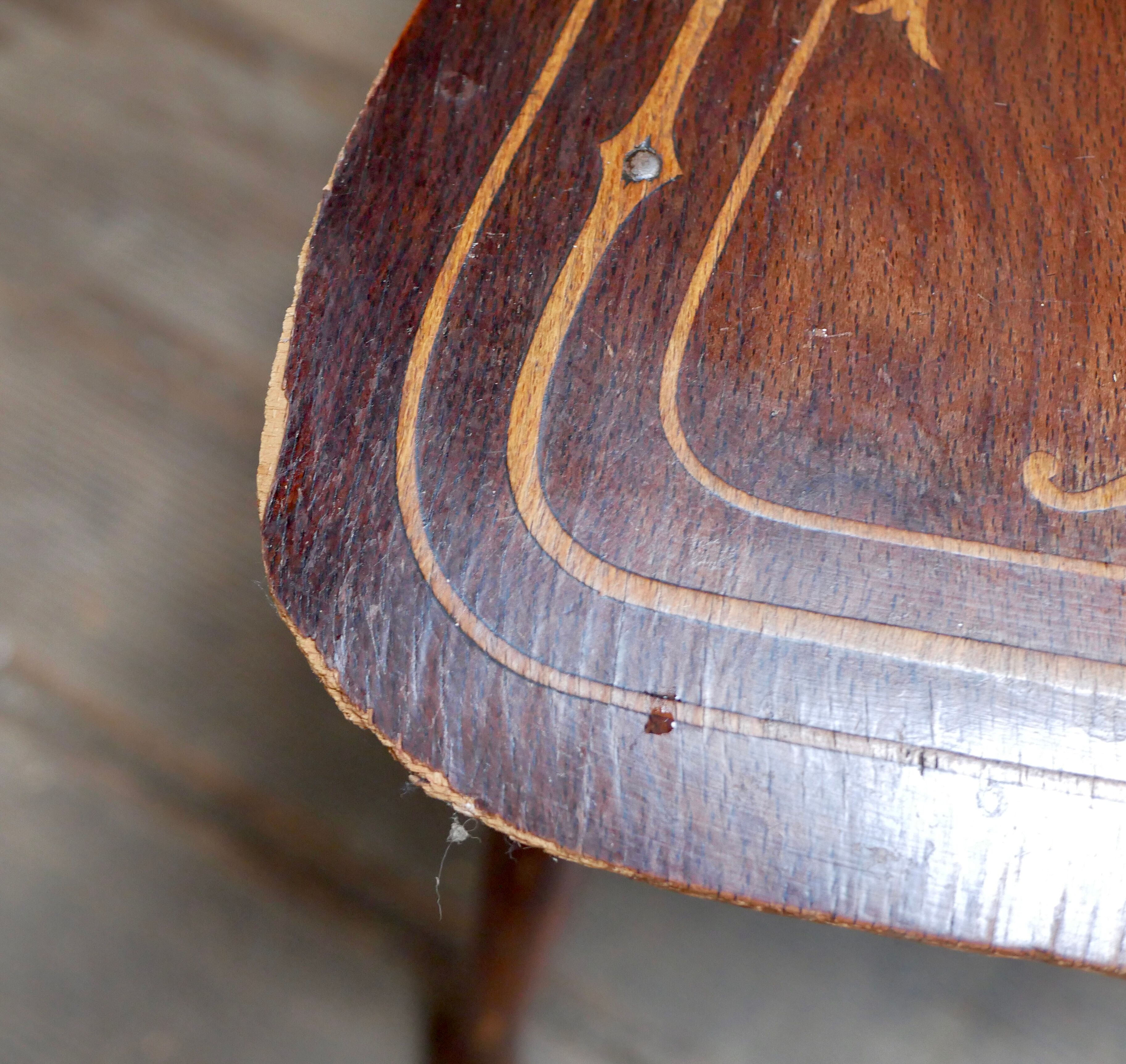 Pair of art nouveau chairs j&j kohn