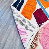 Handmade Berber rug in wool 3 x 2 m